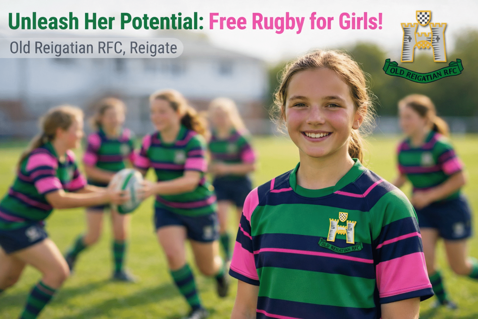 Free Sessions For Y5–8, age 9–13 Girls